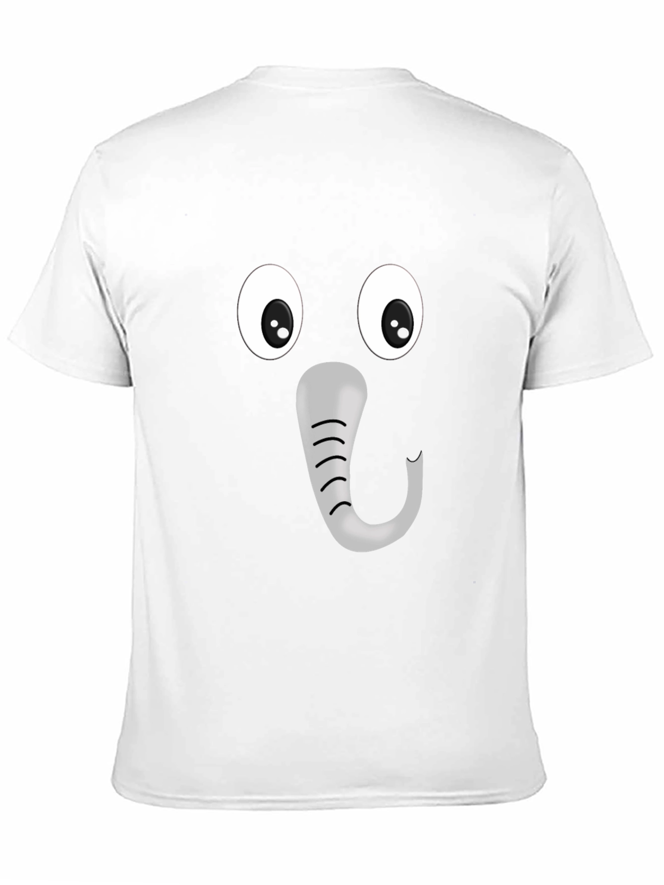 Elephant Face Graphic T-Shirt - Fun & Unique Design