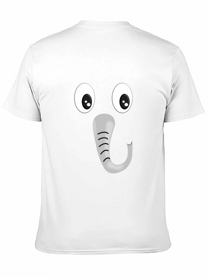 Elephant Face Graphic T-Shirt - Fun & Unique Design