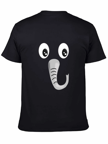 Elephant Face Graphic T-Shirt - Fun & Unique Design