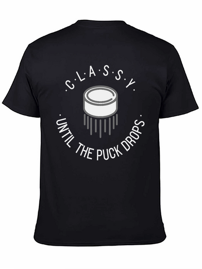 Classy Until the Puck Drops Graphic Tee