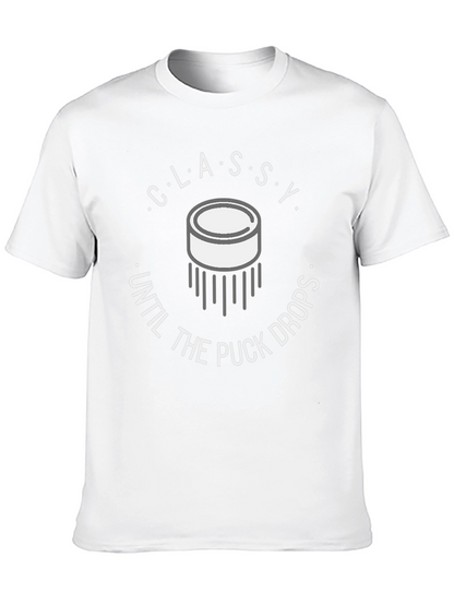 Classy Until the Puck Drops Graphic Tee