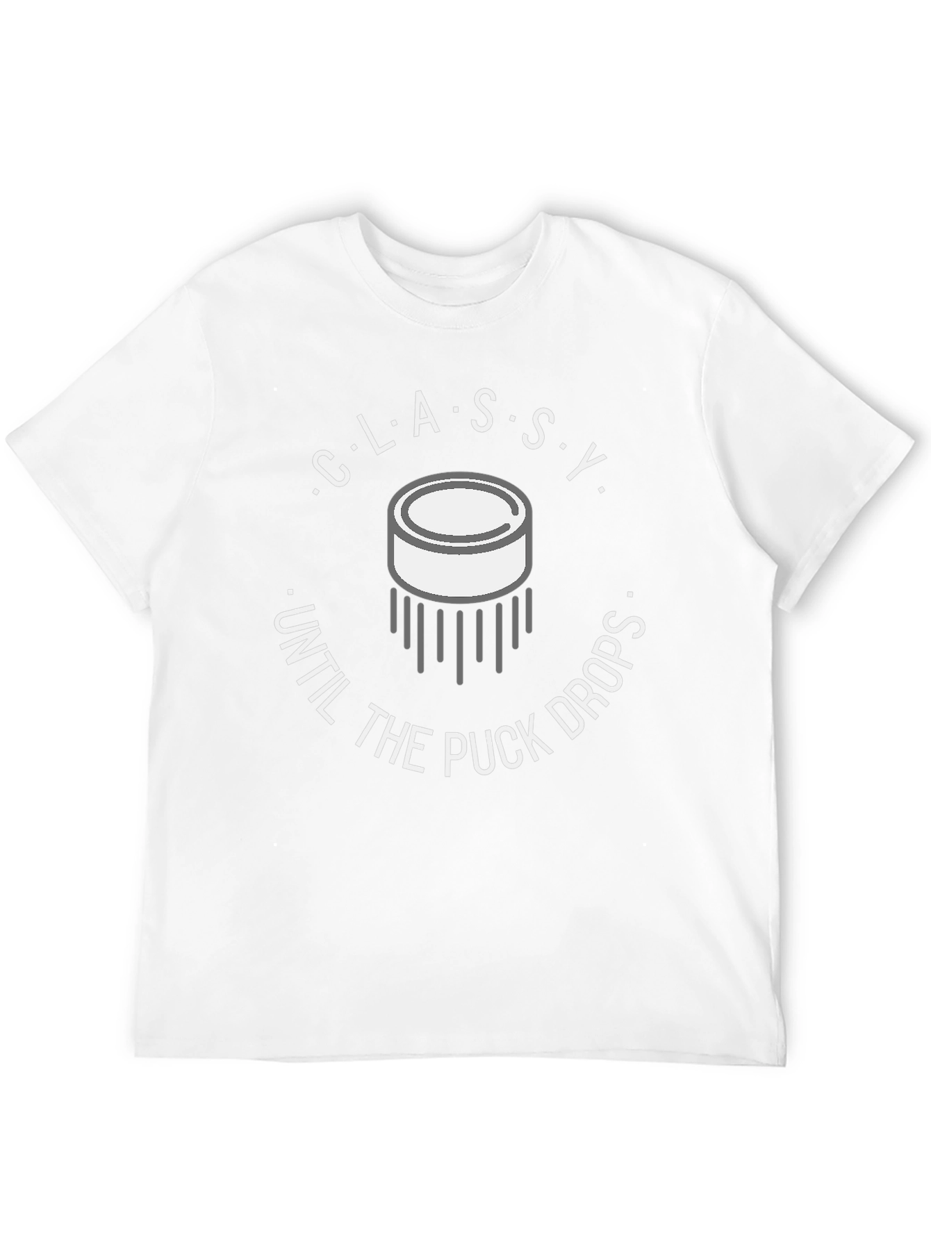 Classy Until the Puck Drops Graphic Tee
