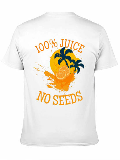 100% Juice No Seeds Black Graphic Tee