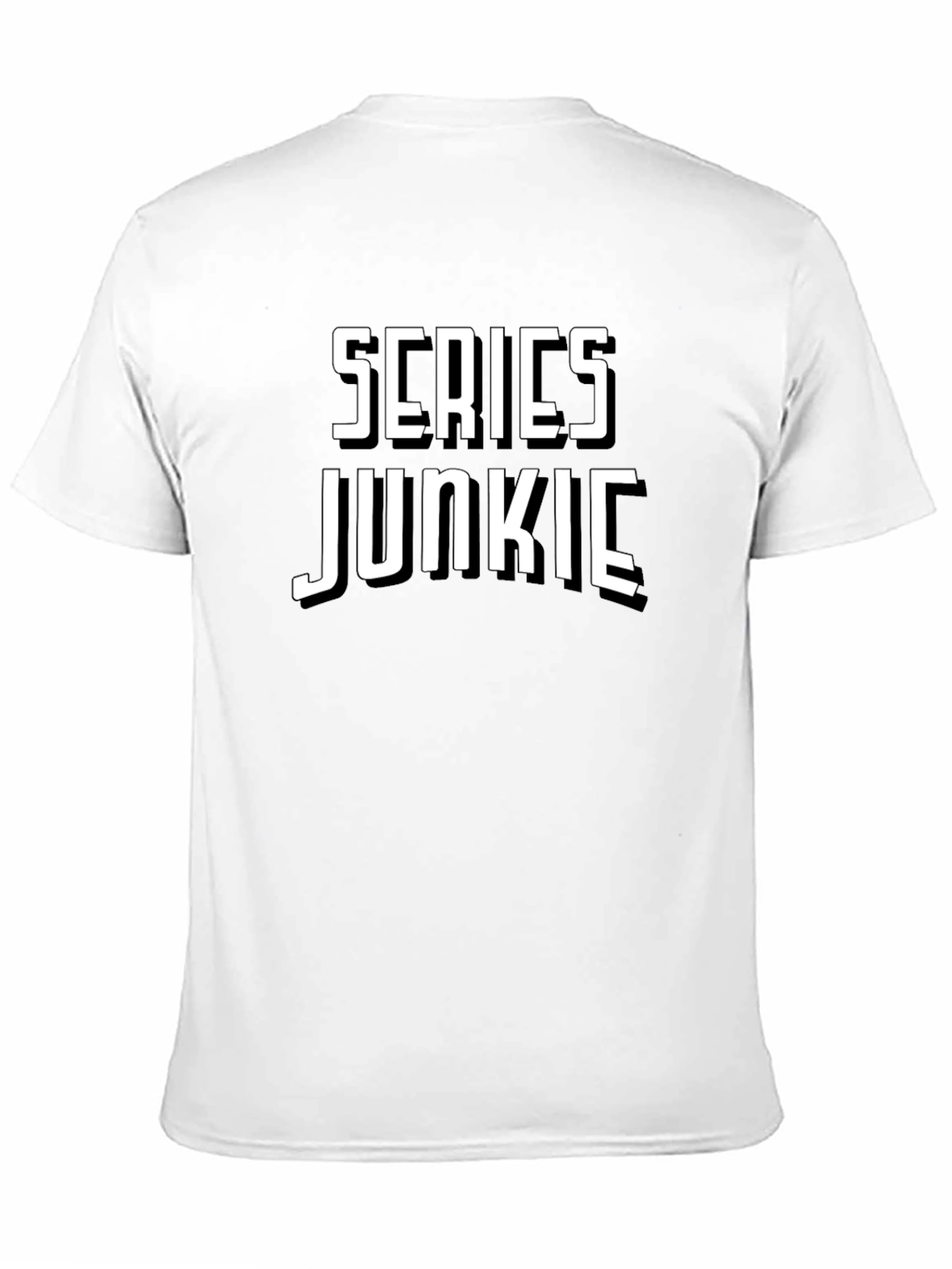 Series Junkie Black T-Shirt - Novelty Tee