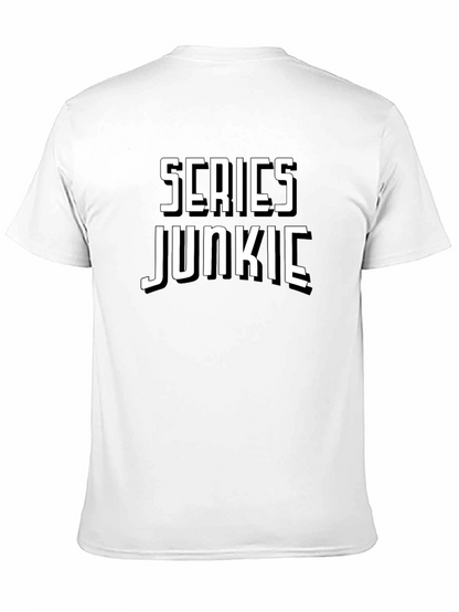 Series Junkie Black T-Shirt - Novelty Tee