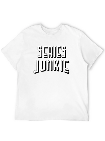 Series Junkie Black T-Shirt - Novelty Tee