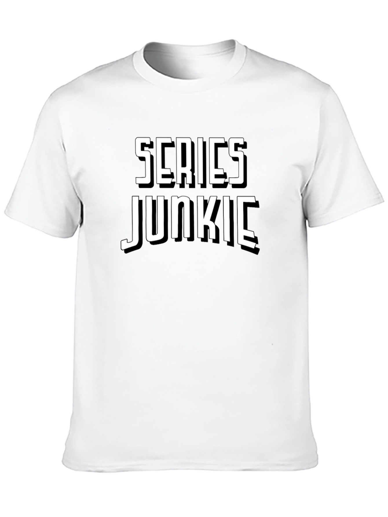 Series Junkie Black T-Shirt - Novelty Tee