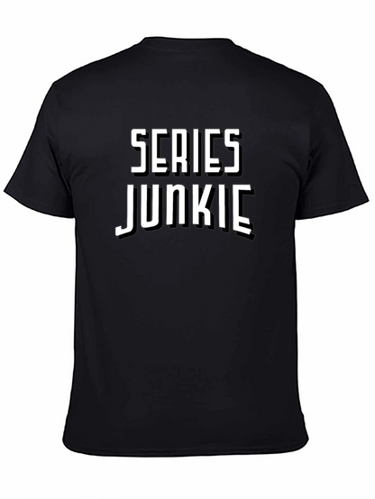 Series Junkie Black T-Shirt - Novelty Tee