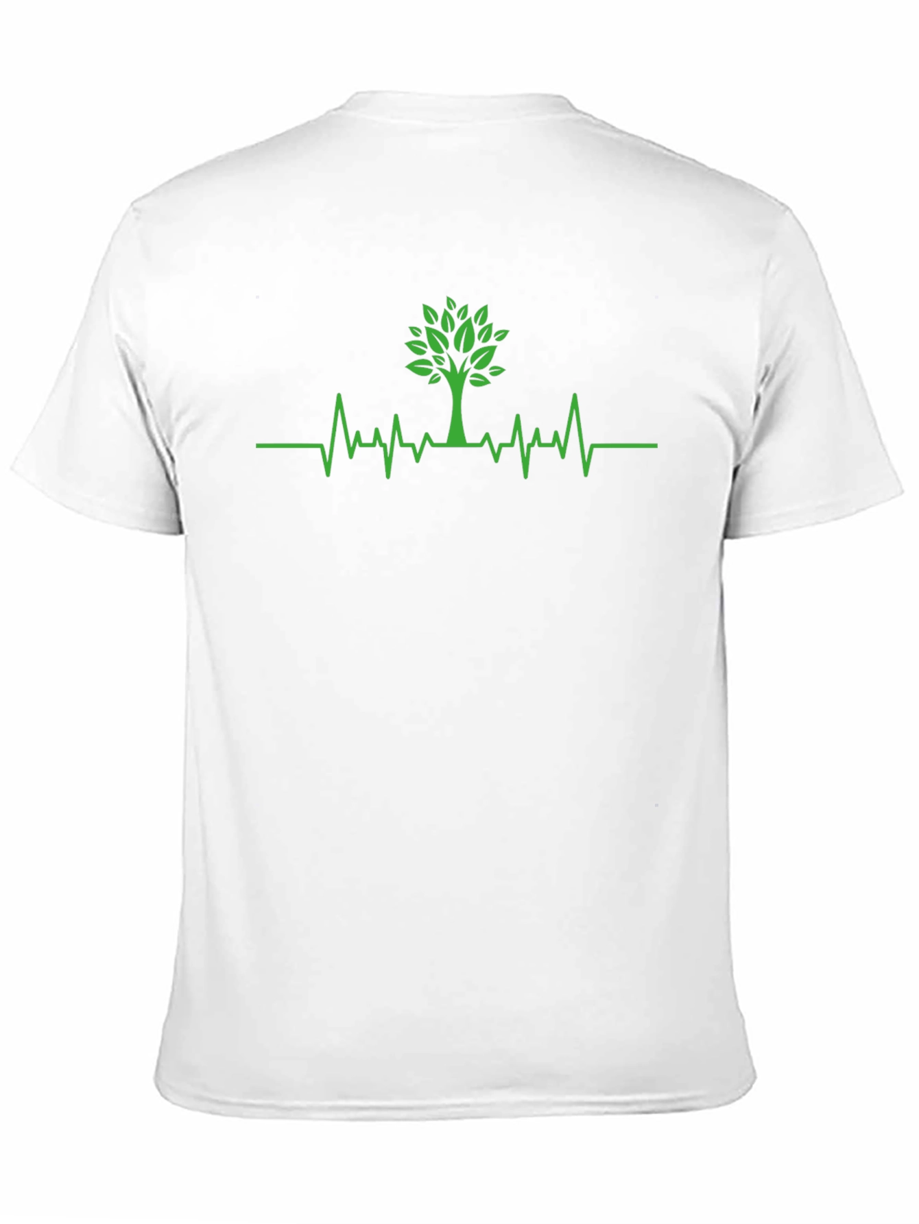 Tree Heartbeat Graphic T-Shirt - Nature Lover Tee