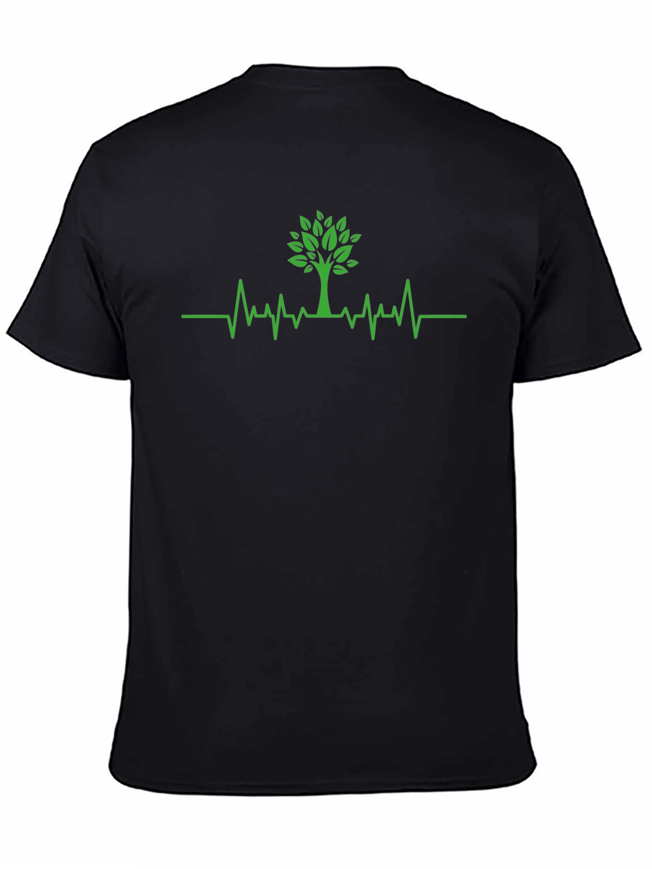 Tree Heartbeat Graphic T-Shirt - Nature Lover Tee