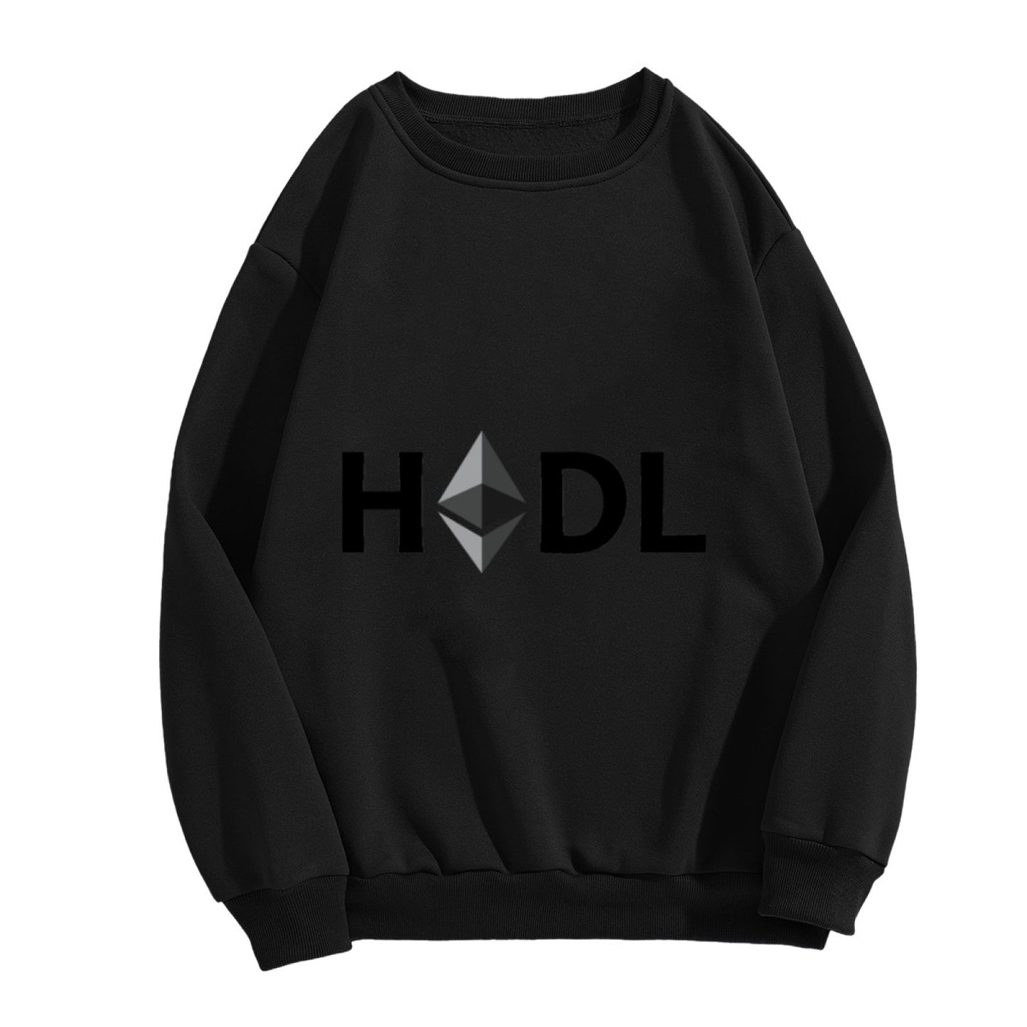 Playful Ethereum "HODL" Crypto Sweatshirt