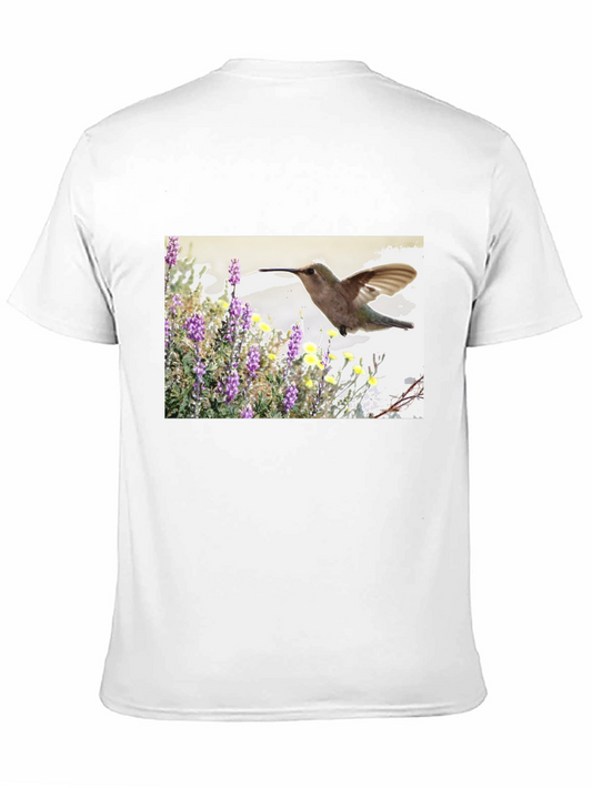 Hummingbird Graphic T-Shirt - Nature Inspired