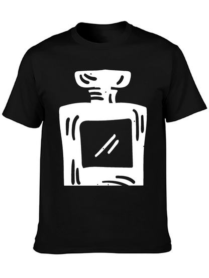 Trendy Perfume Bottle Graphic T-Shirt
