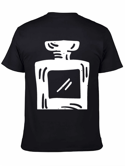 Trendy Perfume Bottle Graphic T-Shirt