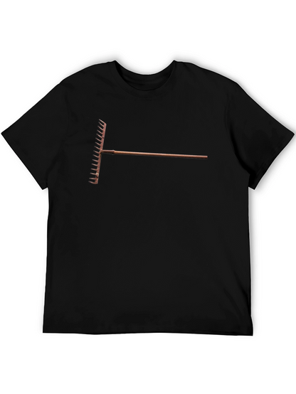 Rake Graphic T-Shirt - Unique Design Casual Wear