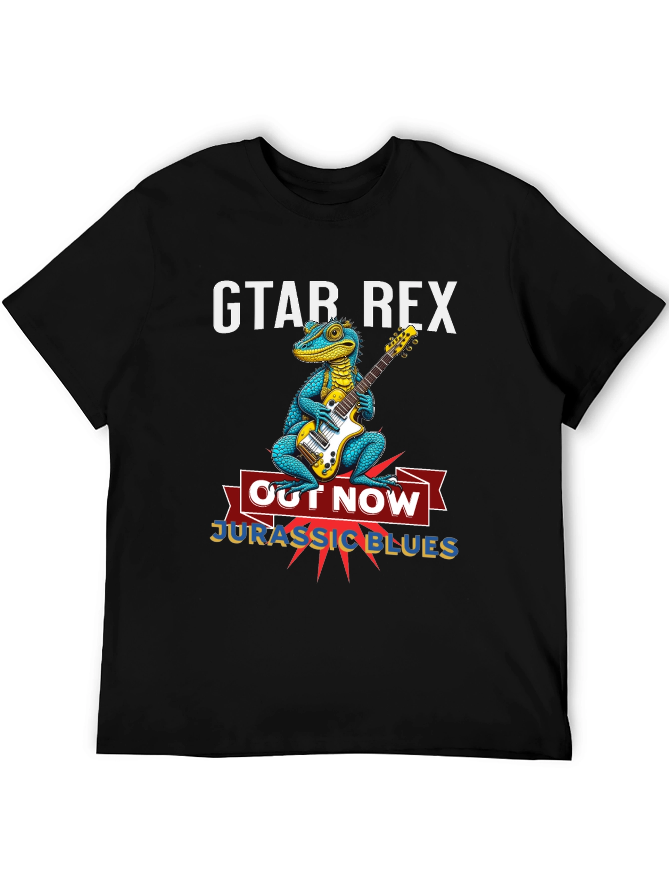 Gtar Rex Jurassic Blues T-Shirt