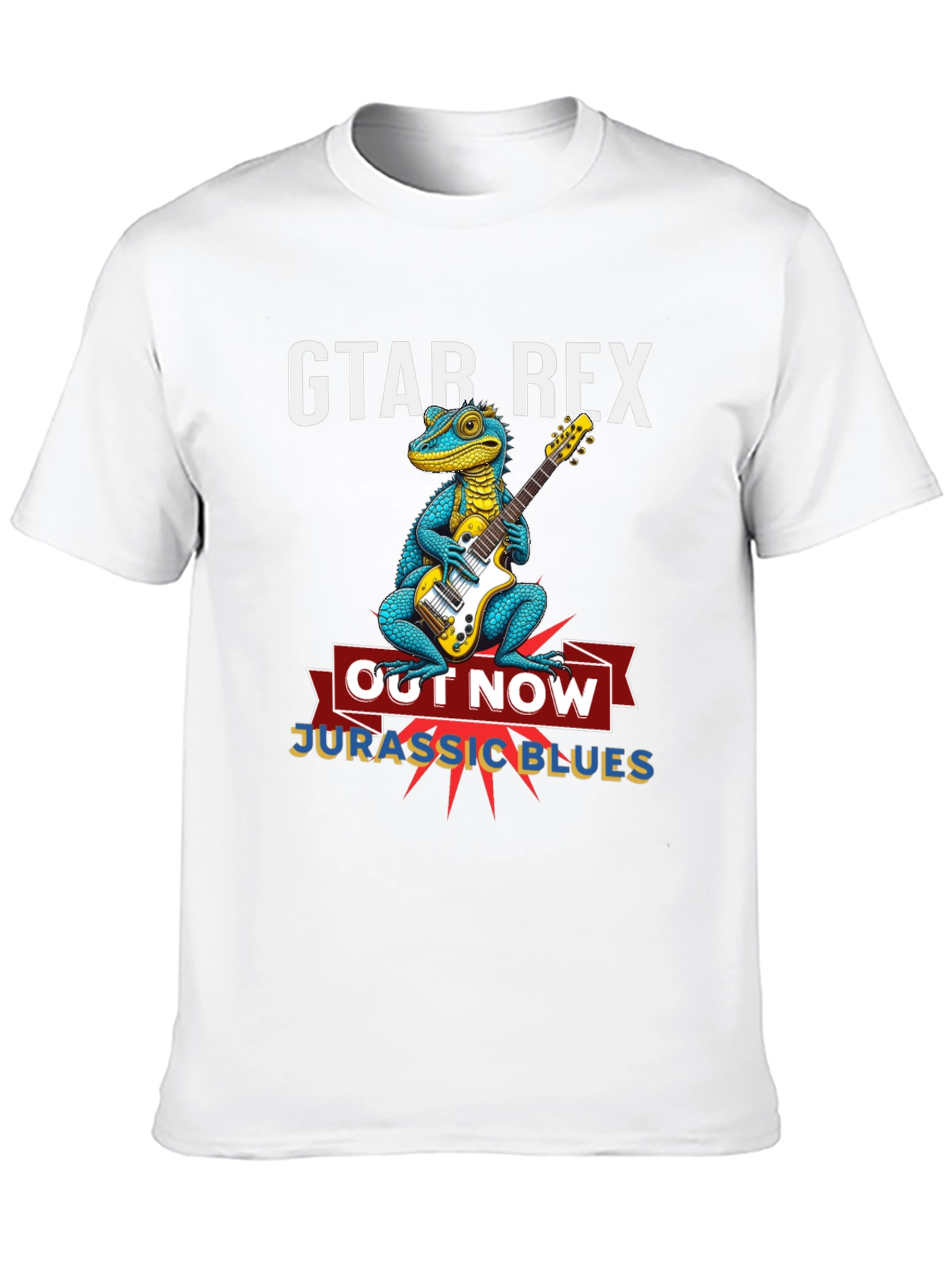 Gtar Rex Jurassic Blues T-Shirt