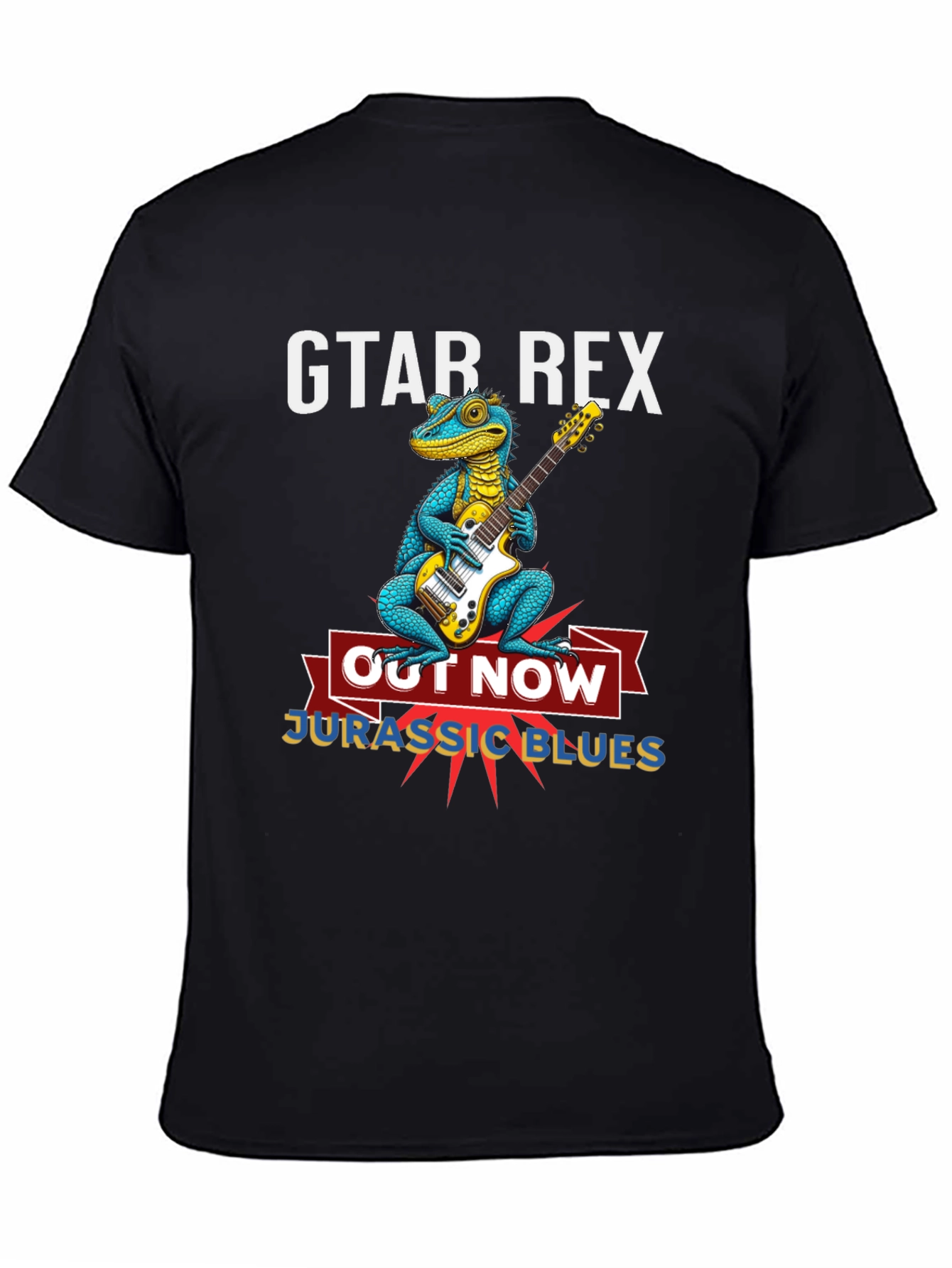 Gtar Rex Jurassic Blues T-Shirt