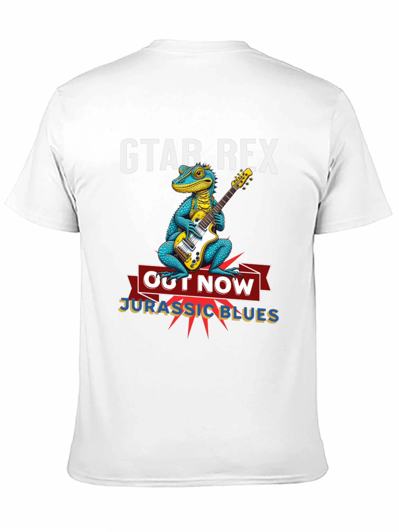 Gtar Rex Jurassic Blues T-Shirt