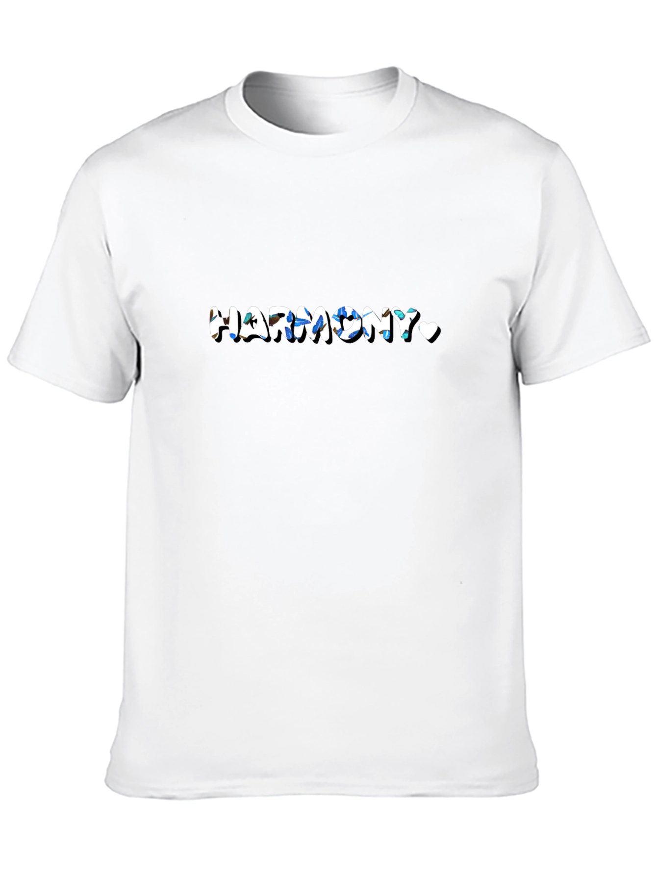 Harmony Graphic Print Black T-Shirt