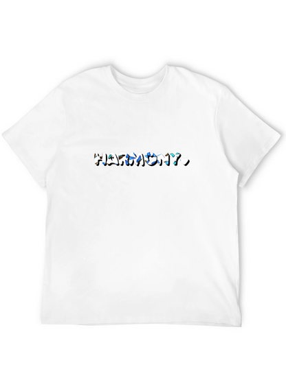 Harmony Graphic Print Black T-Shirt