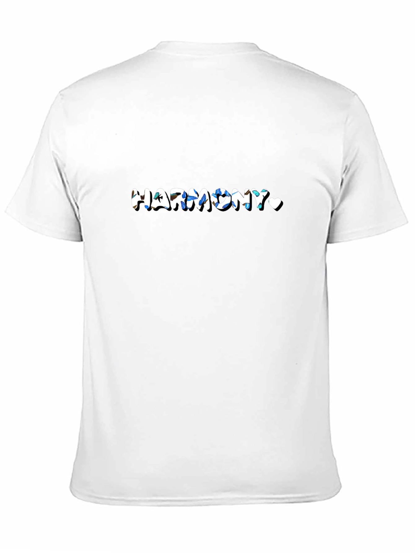 Harmony Graphic Print Black T-Shirt