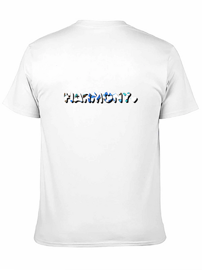 Harmony Graphic Print Black T-Shirt