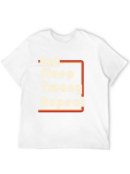 Eat Sleep Twang Repeat Graphic Tee