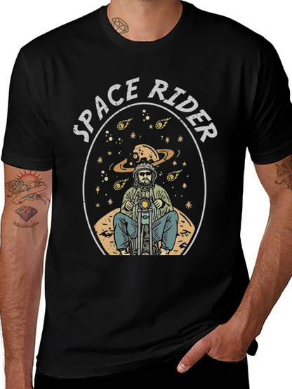 Space Rider Graphic T-Shirt