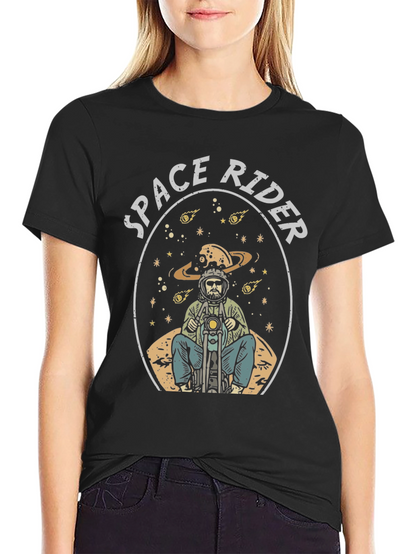 Space Rider Graphic T-Shirt