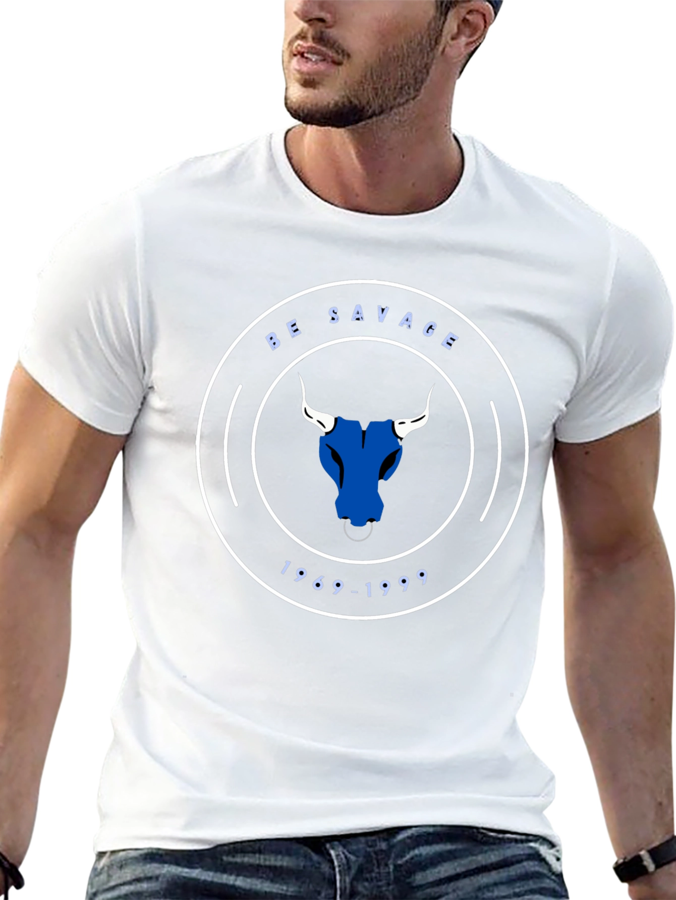 Be Savage Bull Graphic Tee - Limited Edition