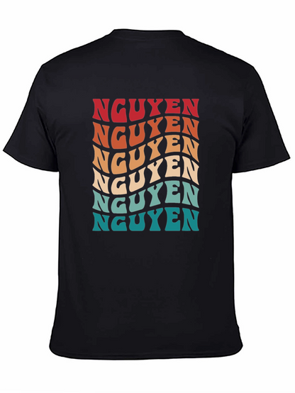 Nguyen Retro Wave T-Shirt | Vietnamese Last Name Tee