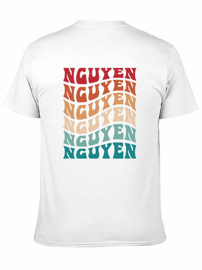 Nguyen Retro Wave T-Shirt | Vietnamese Last Name Tee