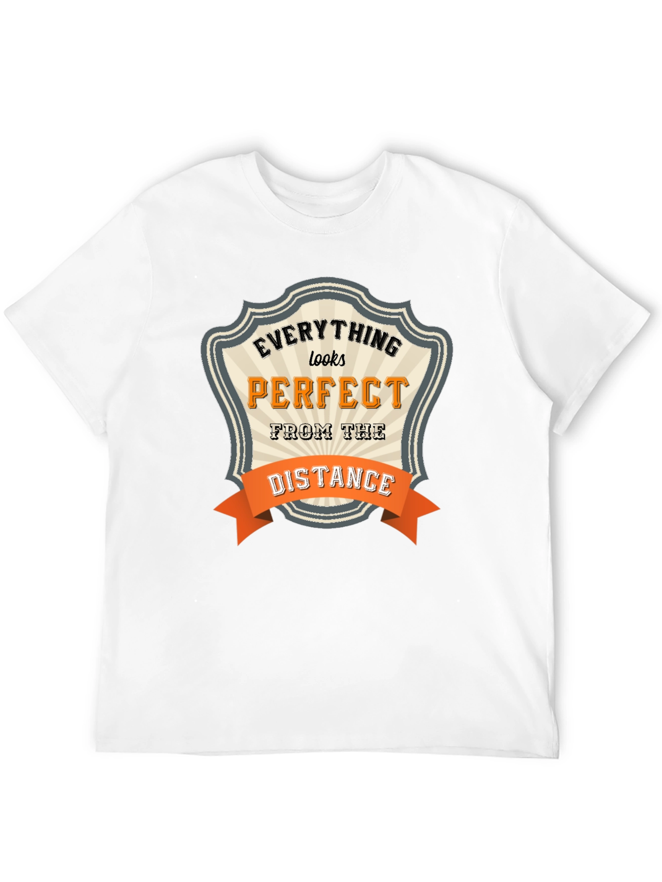 Everything Looks Perfect Black T-Shirt