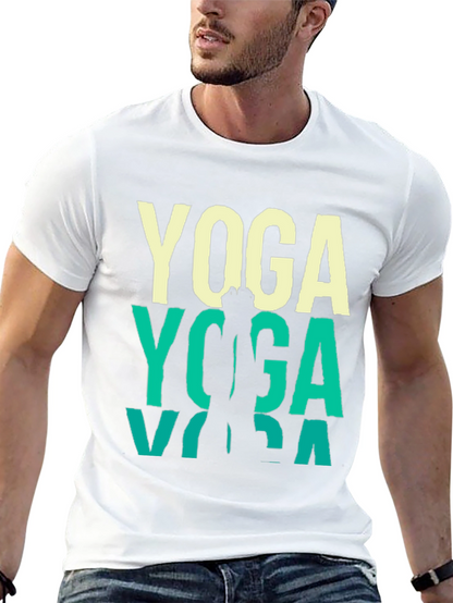 Yoga Graphic Tee - Mens Short Sleeve T-Shirt