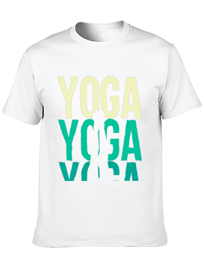 Yoga Graphic Tee - Mens Short Sleeve T-Shirt