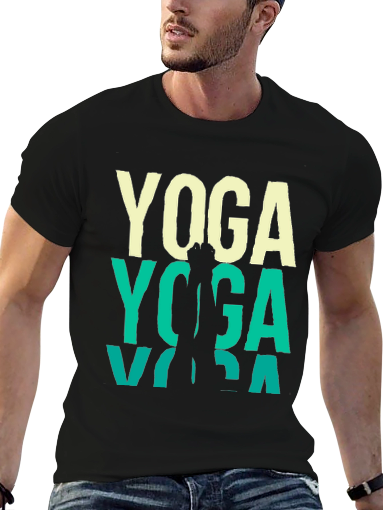 Yoga Graphic Tee - Mens Short Sleeve T-Shirt