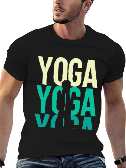 Yoga Graphic Tee - Mens Short Sleeve T-Shirt