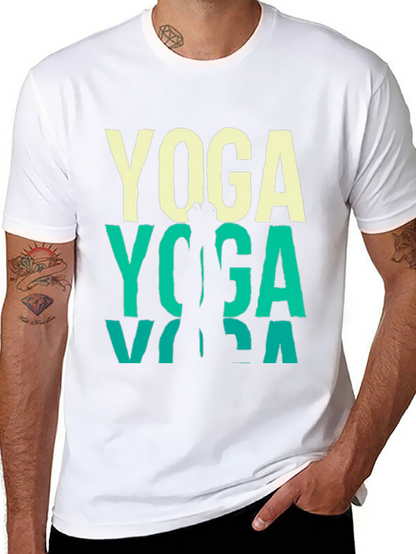 Yoga Graphic Tee - Mens Short Sleeve T-Shirt