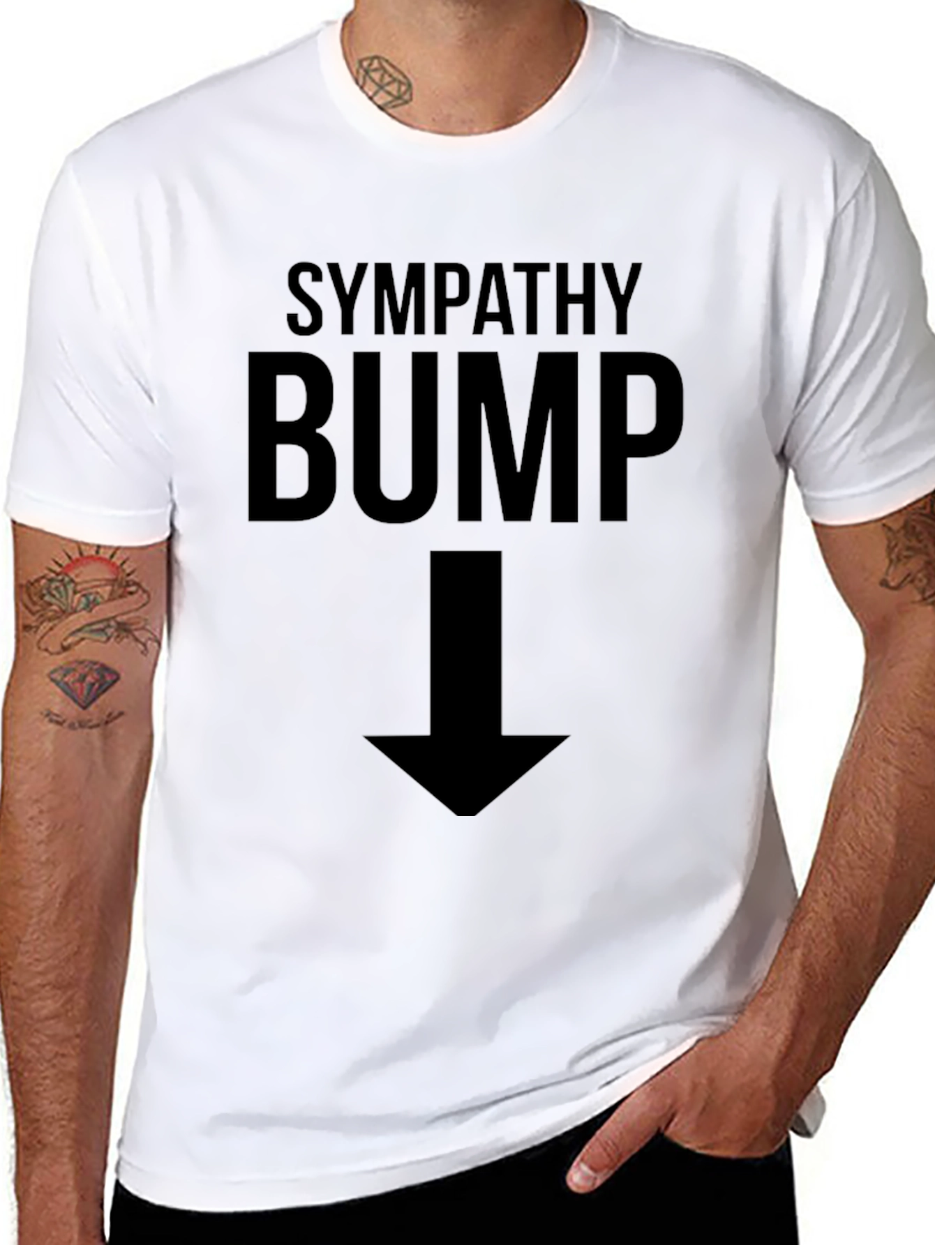Sympathy Bump Funny Pregnancy T-Shirt