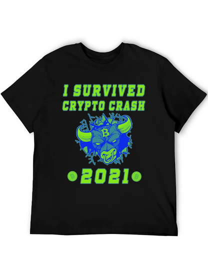 I Survived Crypto Crash 2021 Graphic Tee