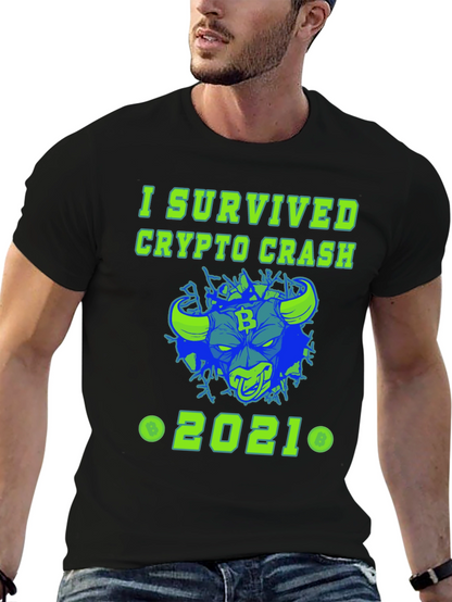 I Survived Crypto Crash 2021 Graphic Tee