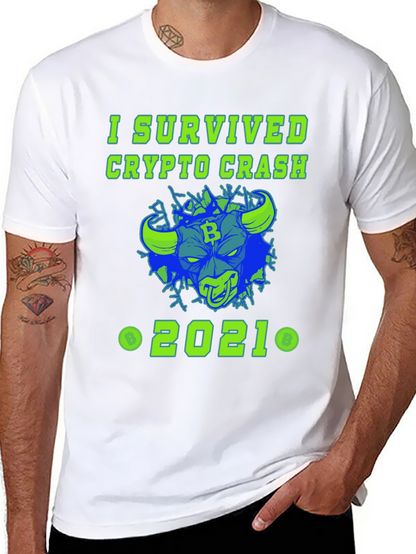 I Survived Crypto Crash 2021 Graphic Tee