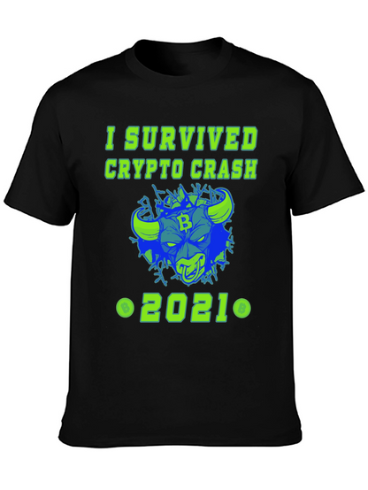 I Survived Crypto Crash 2021 Graphic Tee