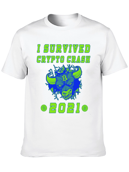 I Survived Crypto Crash 2021 Graphic Tee