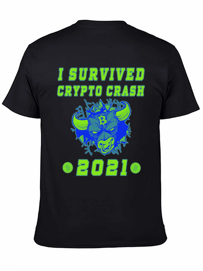 I Survived Crypto Crash 2021 Graphic Tee