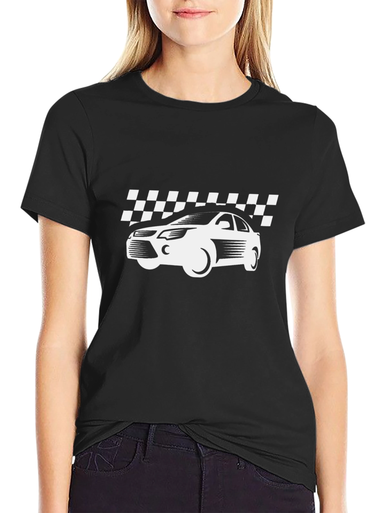 Car Racing T-Shirt - Black Graphic Tee