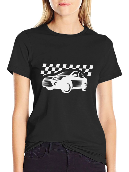 Car Racing T-Shirt - Black Graphic Tee