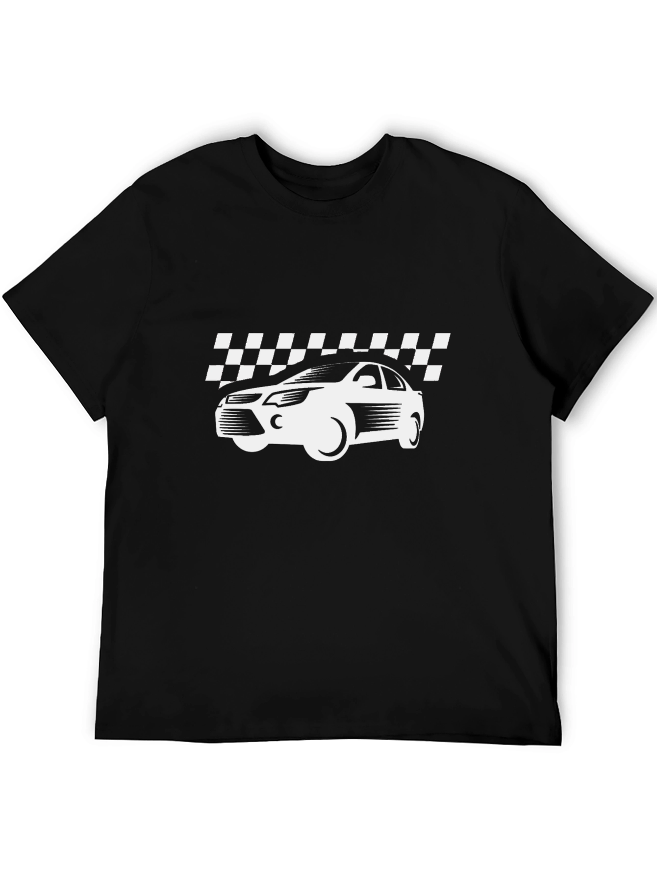 Car Racing T-Shirt - Black Graphic Tee