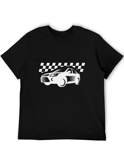 Car Racing T-Shirt - Black Graphic Tee